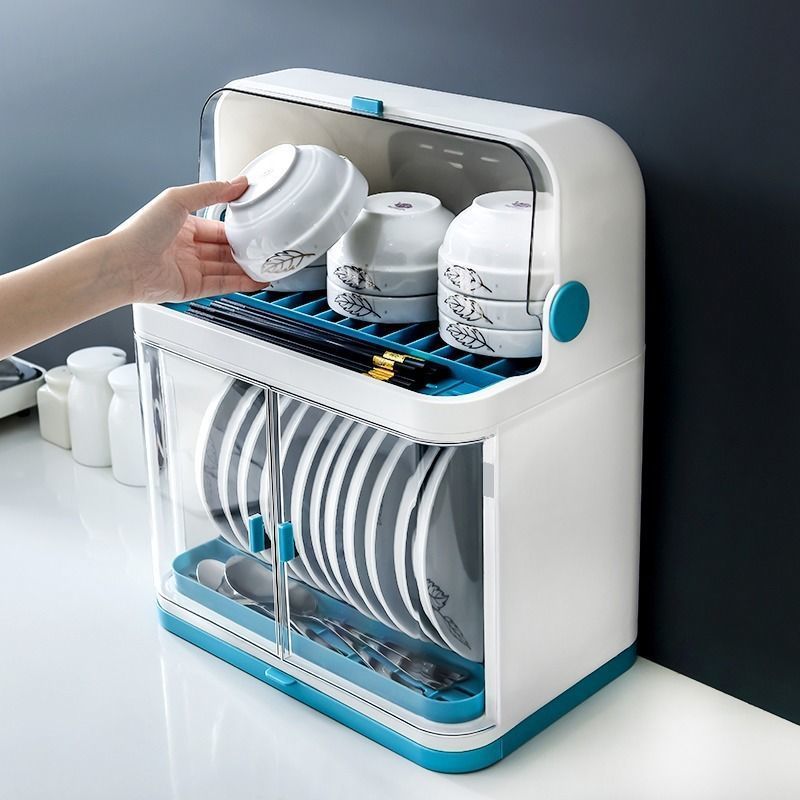 Compact Kitchen Dish Organizer