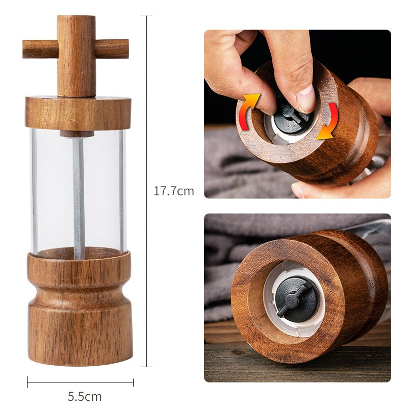 Acacia Elegance Pepper Grinder