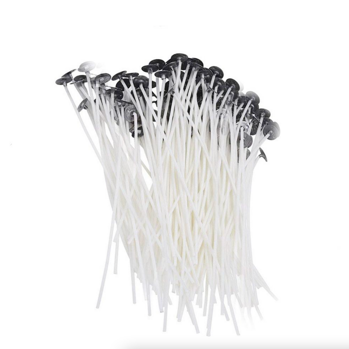 6-Inch Pre-Tabbed Cotton Candle Wicks, 100-Pack