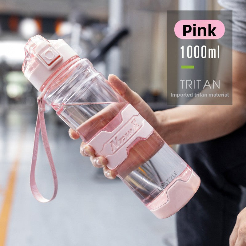 Tritan Fitness Water Bottle with Straw & Lid