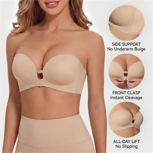 Convertible Strapless Push-Up Bra