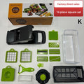 Multifunctional vegetable cutting artifact