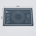 Thick Non-Slip Rolling Pin and Large Non-Stick Mat