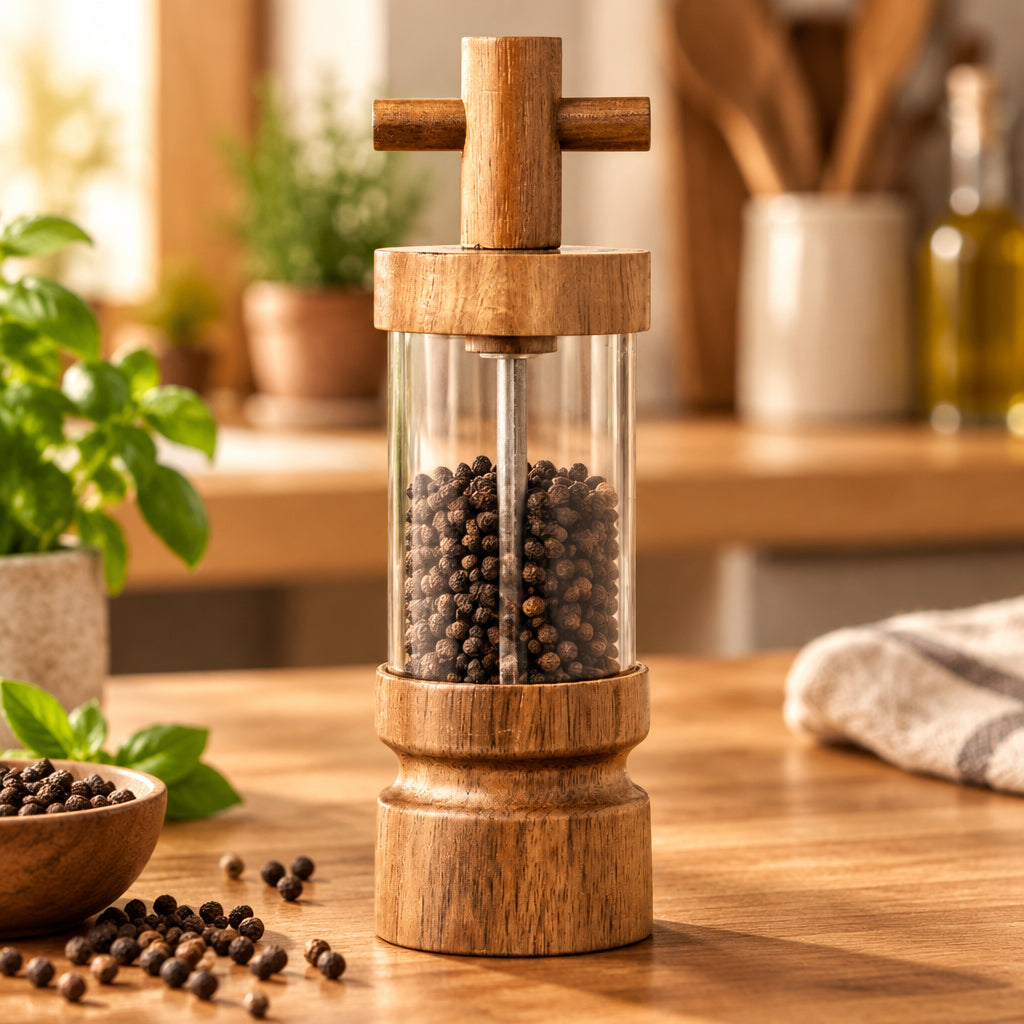 Acacia Elegance Pepper Grinder