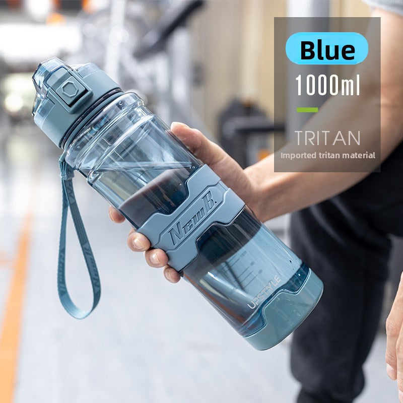 Tritan Fitness Water Bottle with Straw & Lid