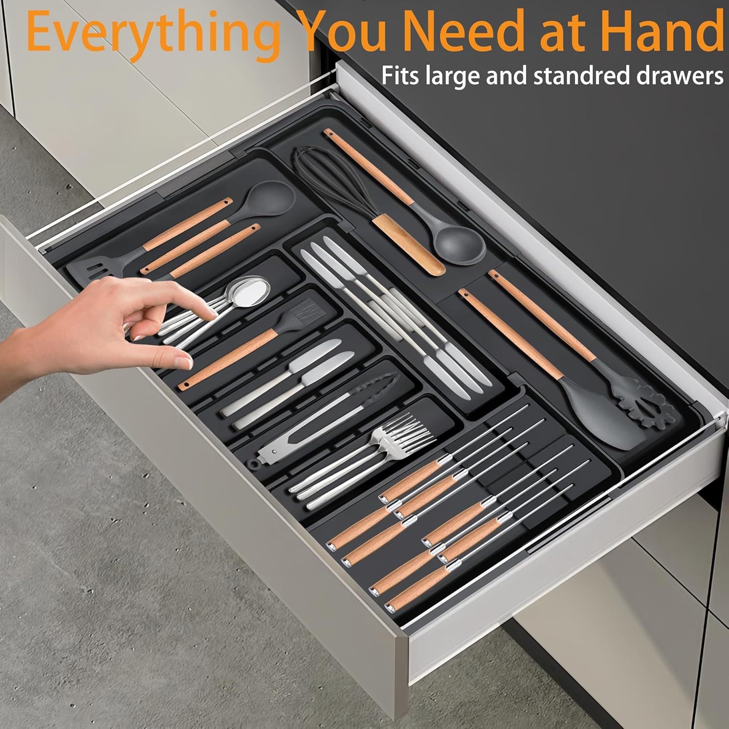 Kitchen Drawer Organizer Storage Box