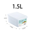Fridge Organizer with Drain Basket & Fresh Produce Storage