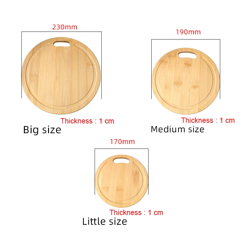 Thick Natural Bamboo Cutting Board – Anti-Mold & Multipurpose