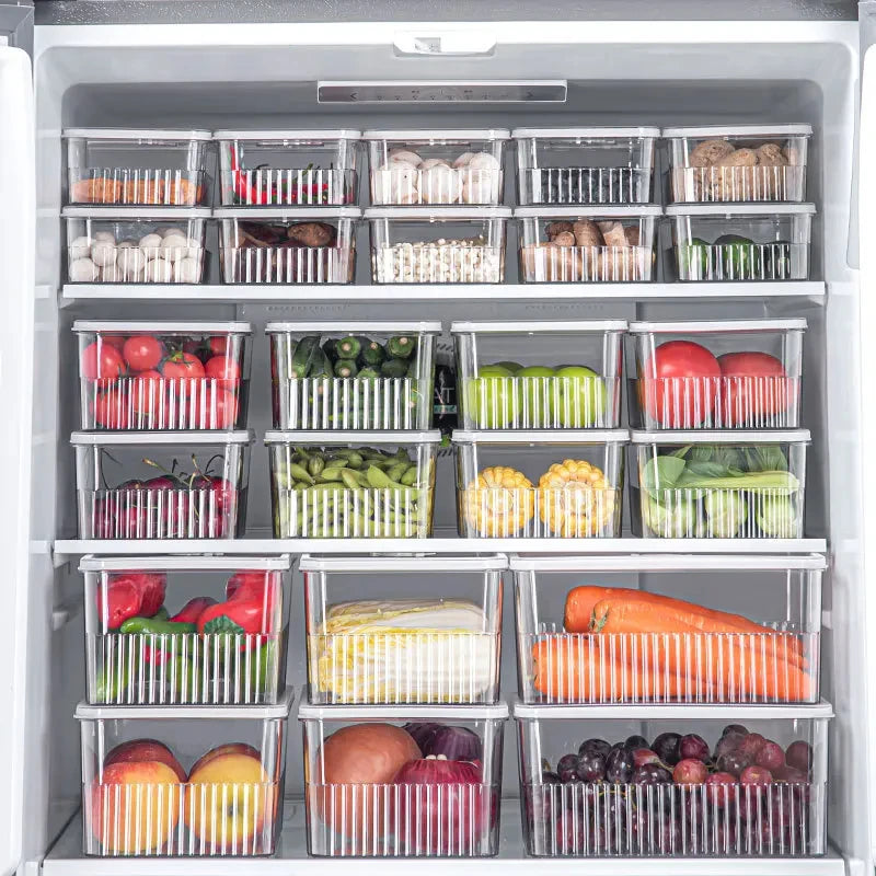 Transparent Fridge Organizer & Food Storage Container
