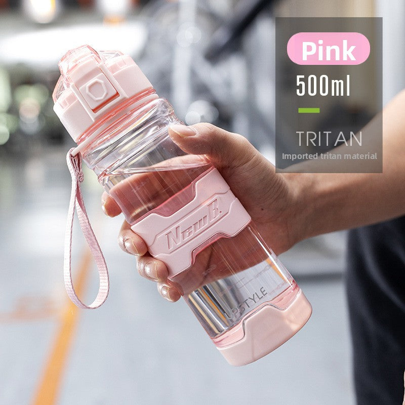 Tritan Fitness Water Bottle with Straw & Lid