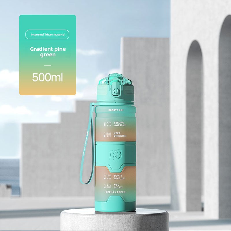 Tritan Fitness Water Bottle with Straw & Lid