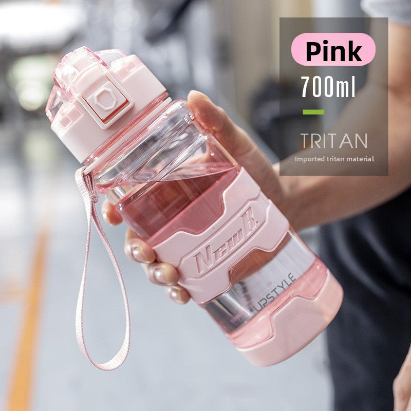 Tritan Fitness Water Bottle with Straw & Lid