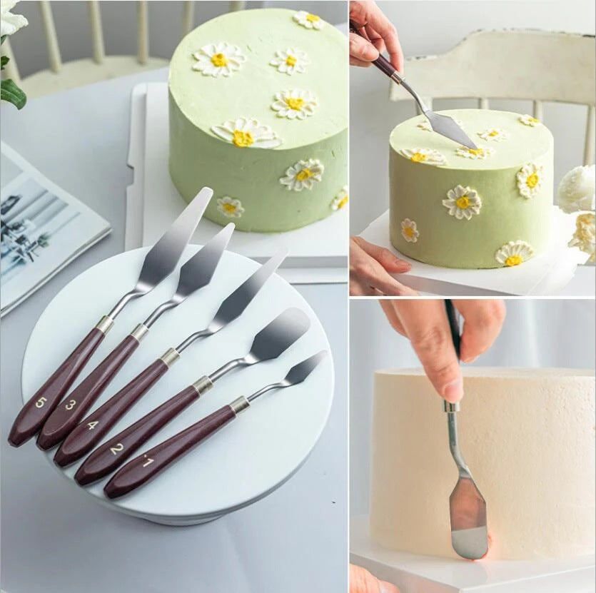 5-Piece Cake Artistry Scraper Set