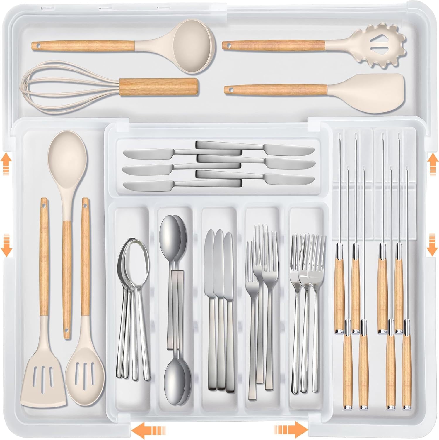 Kitchen Drawer Organizer Storage Box